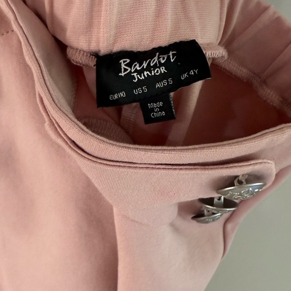 Bardot Junior Light Pink Pants - Little Girl’s Size 5 - Picture 2 of 7